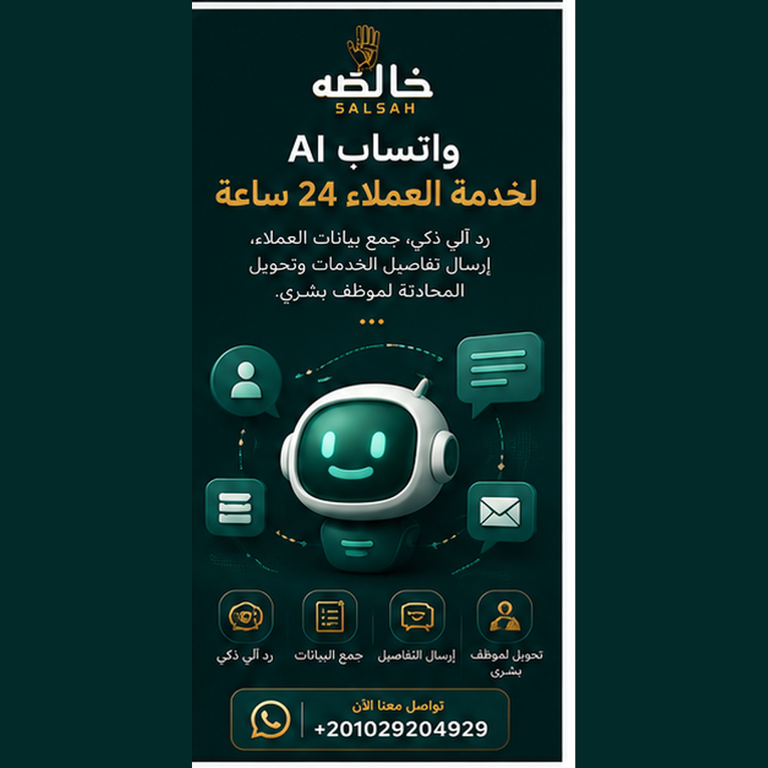واتساب AI لخدمة العملاء 24 ساعة